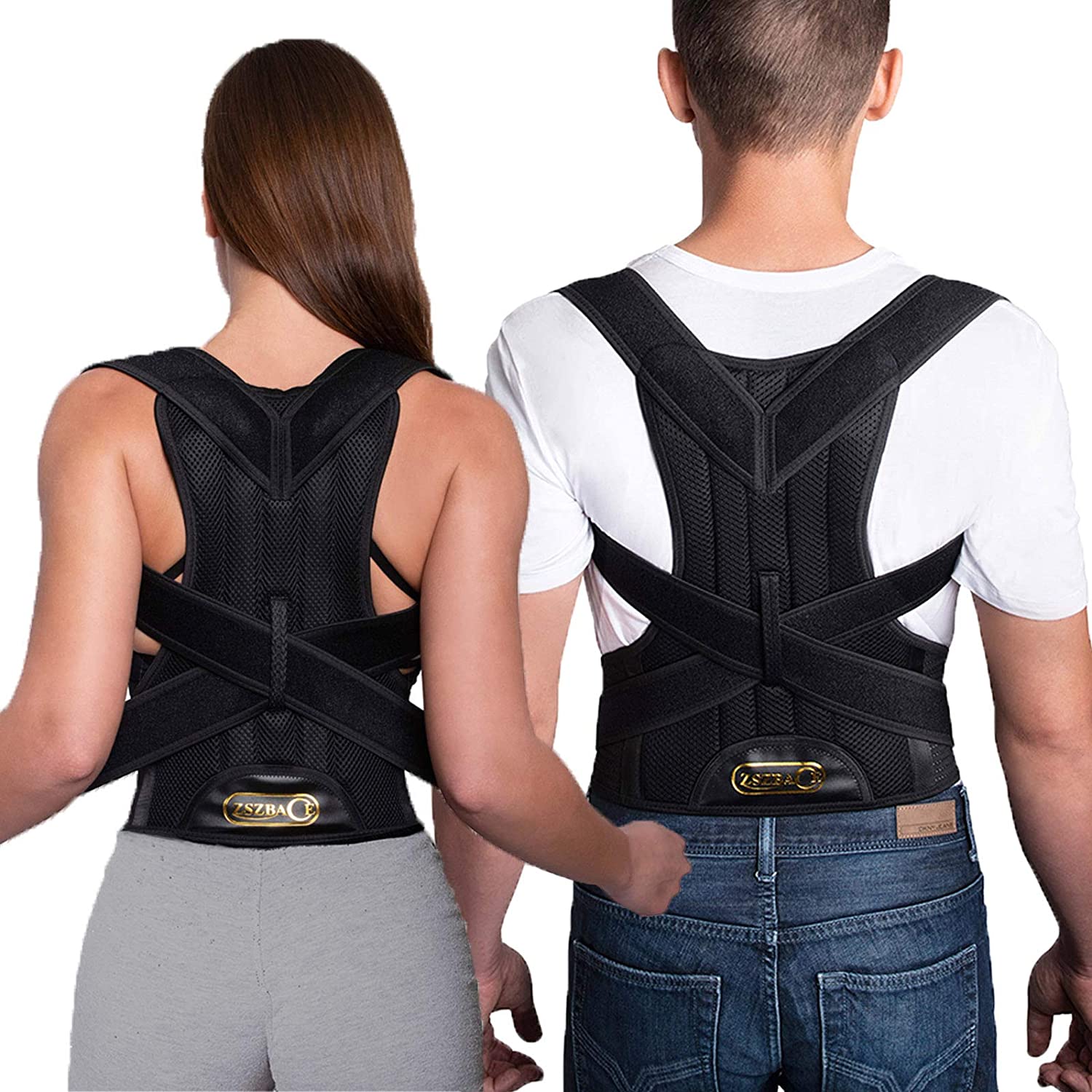 Adjustable Posture Corrector Back & Shoulder Support Brace