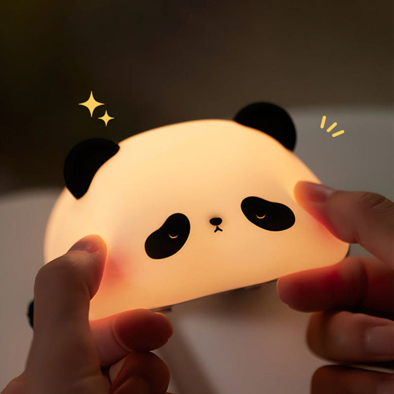 Silicone Sleeping Panda Night Lamp